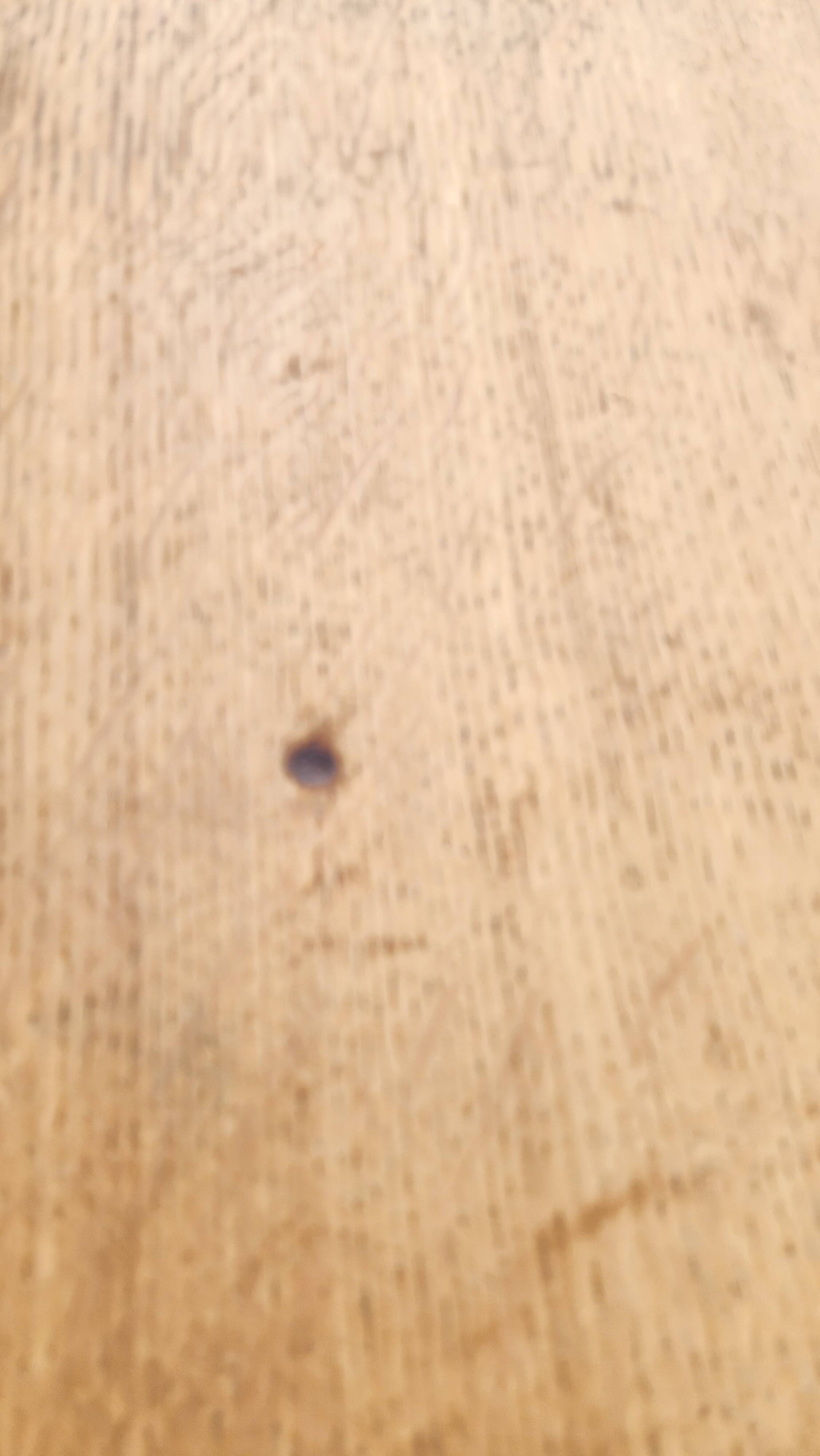 Vintage wooden desk with five drawers from the 1950s-1970s.