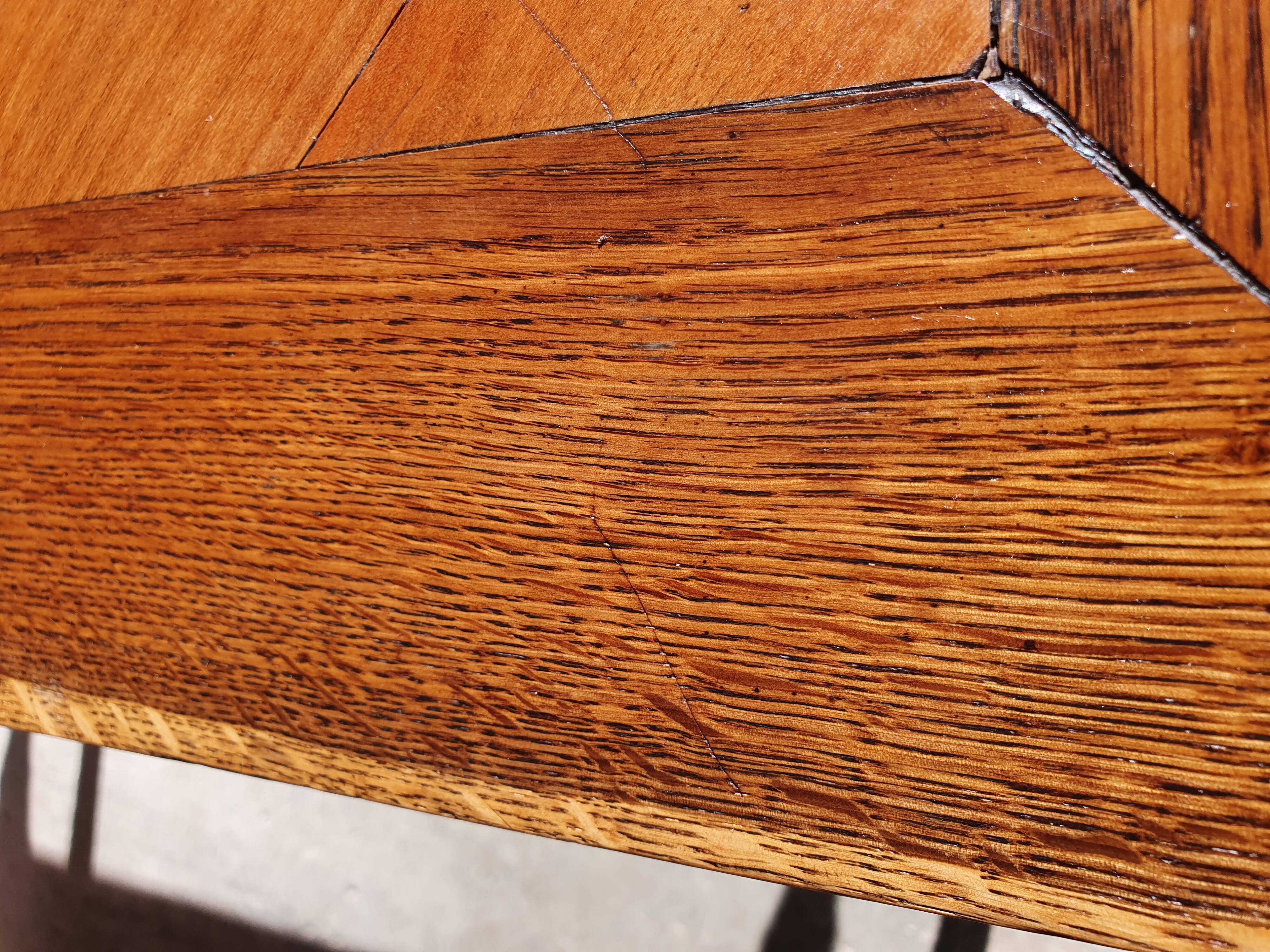 Old vintage farmhouse table