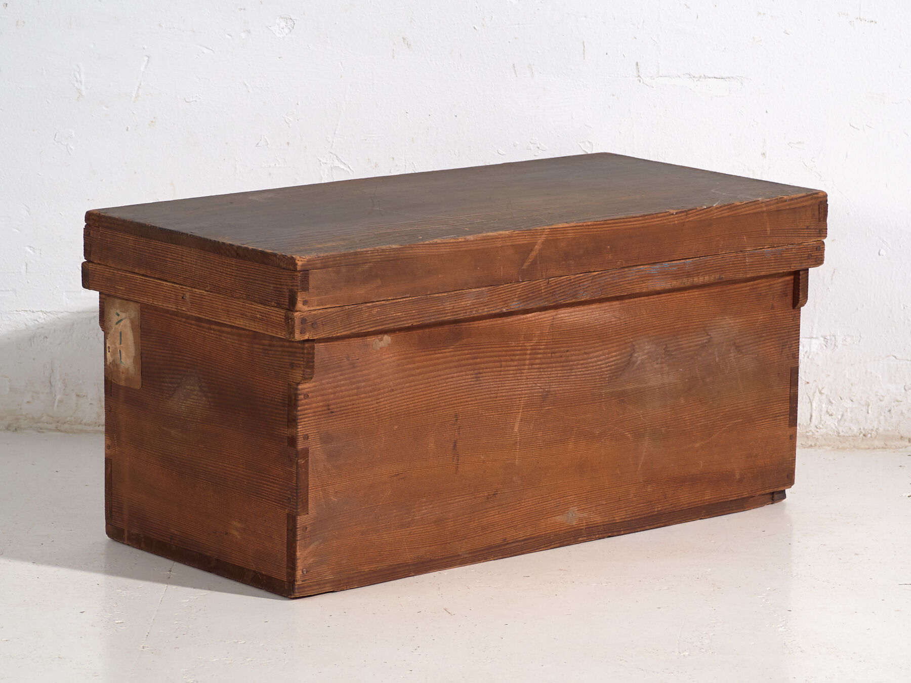 Coffre de rangement japonais ancien en cèdre sugi - période Meiji–Taishō (c.1890–1920)