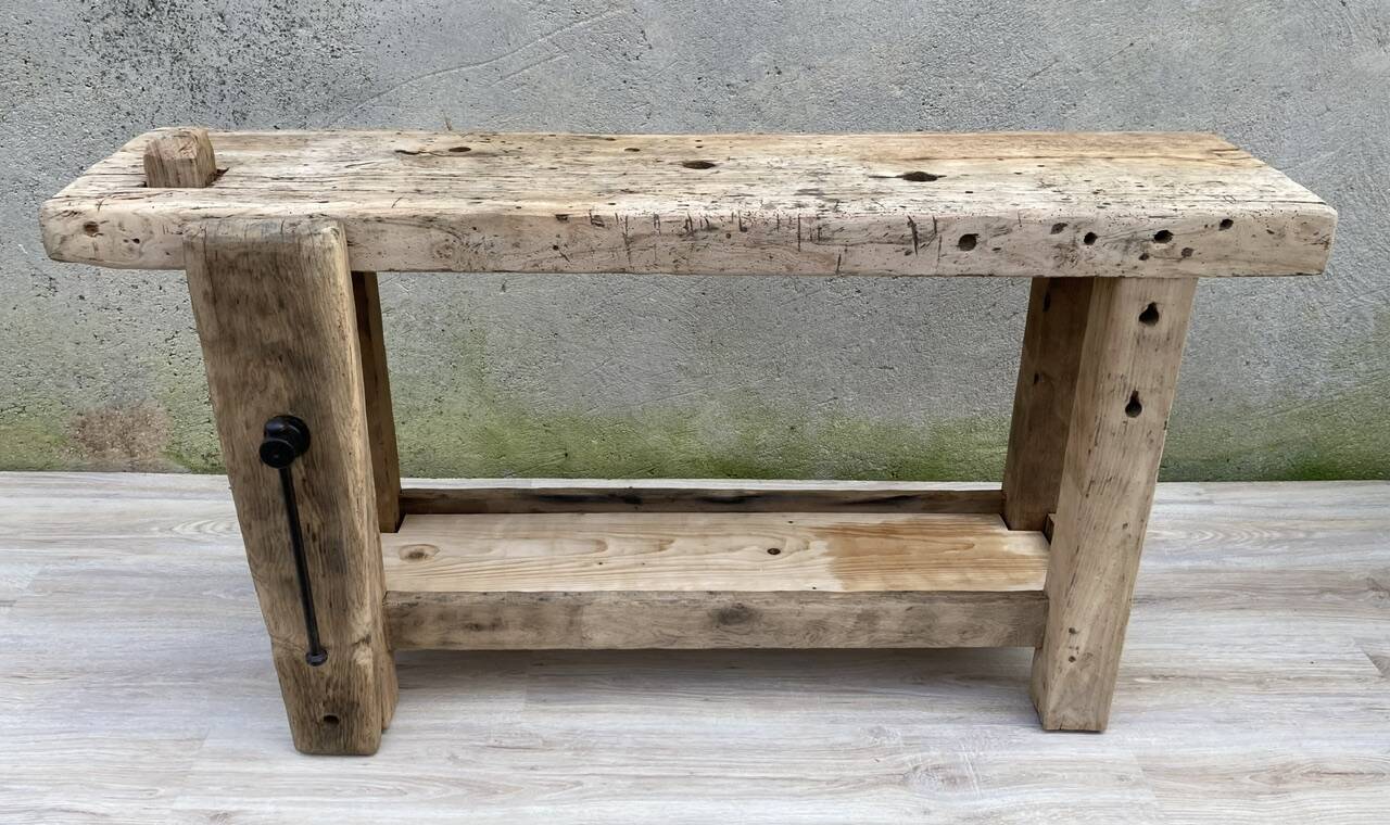 Old small carpenter's workbench