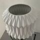 Vintage lamp 70s porcelain and chrome foot