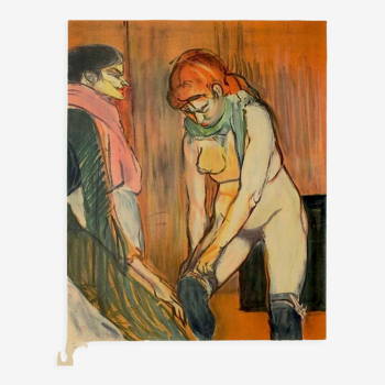 Numbered Toulouse-Lautrec lithograph