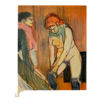 Numbered Toulouse-Lautrec lithograph