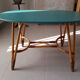 Table basse "haricot" vintage relookée