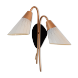Golden vintage wall light years 50