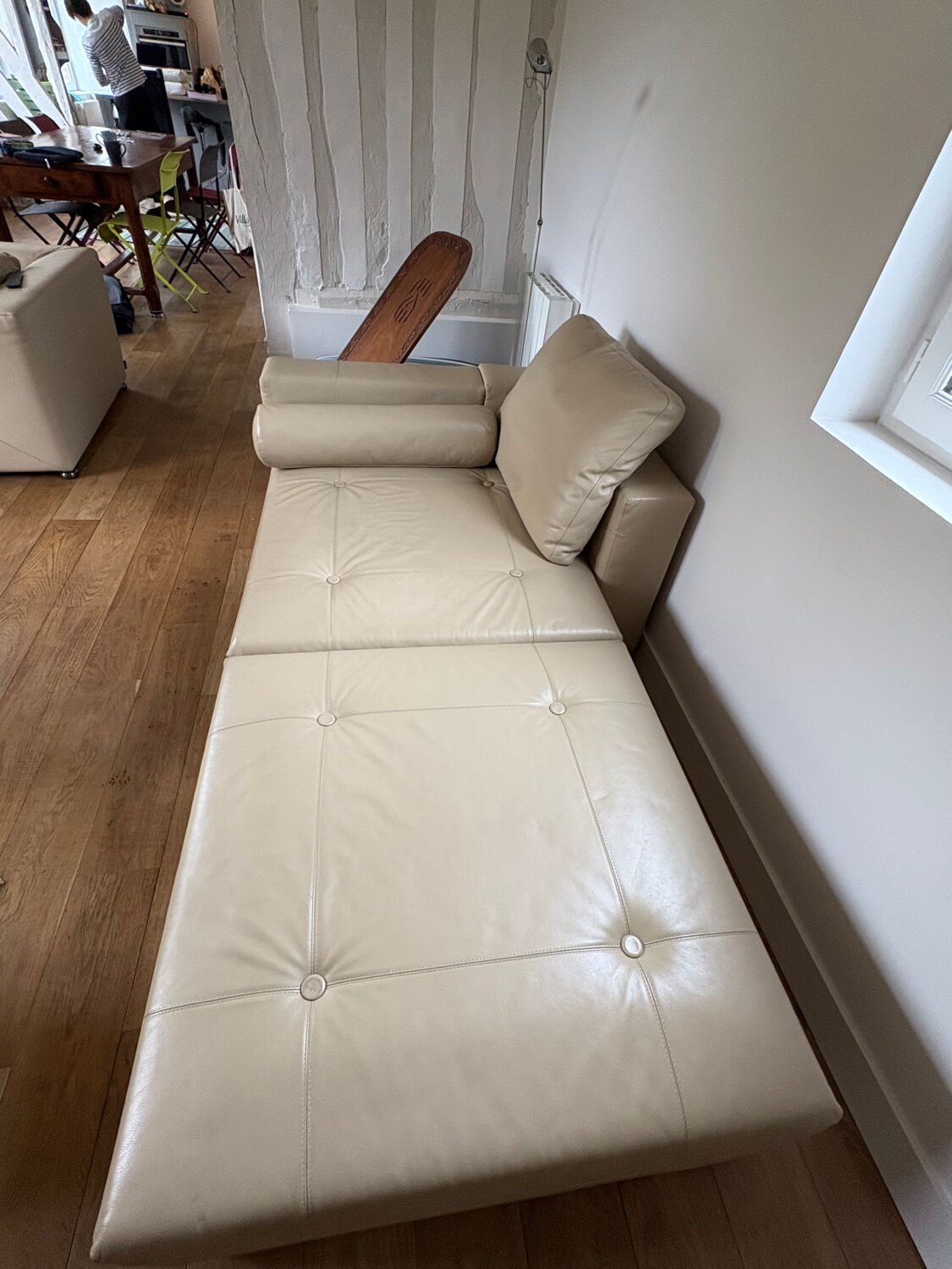 Minotti Méridienne in Havana leather