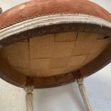 Paire de fauteuils de style Louis XVI en hetre patiné XIX siècle