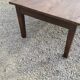 Farm coffee table in oak and fir spindle feet