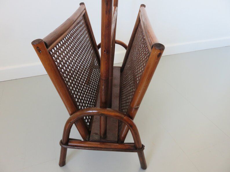 Door magazines in rattan and caning 60s 70s
