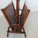 Door magazines in rattan and caning 60s 70s