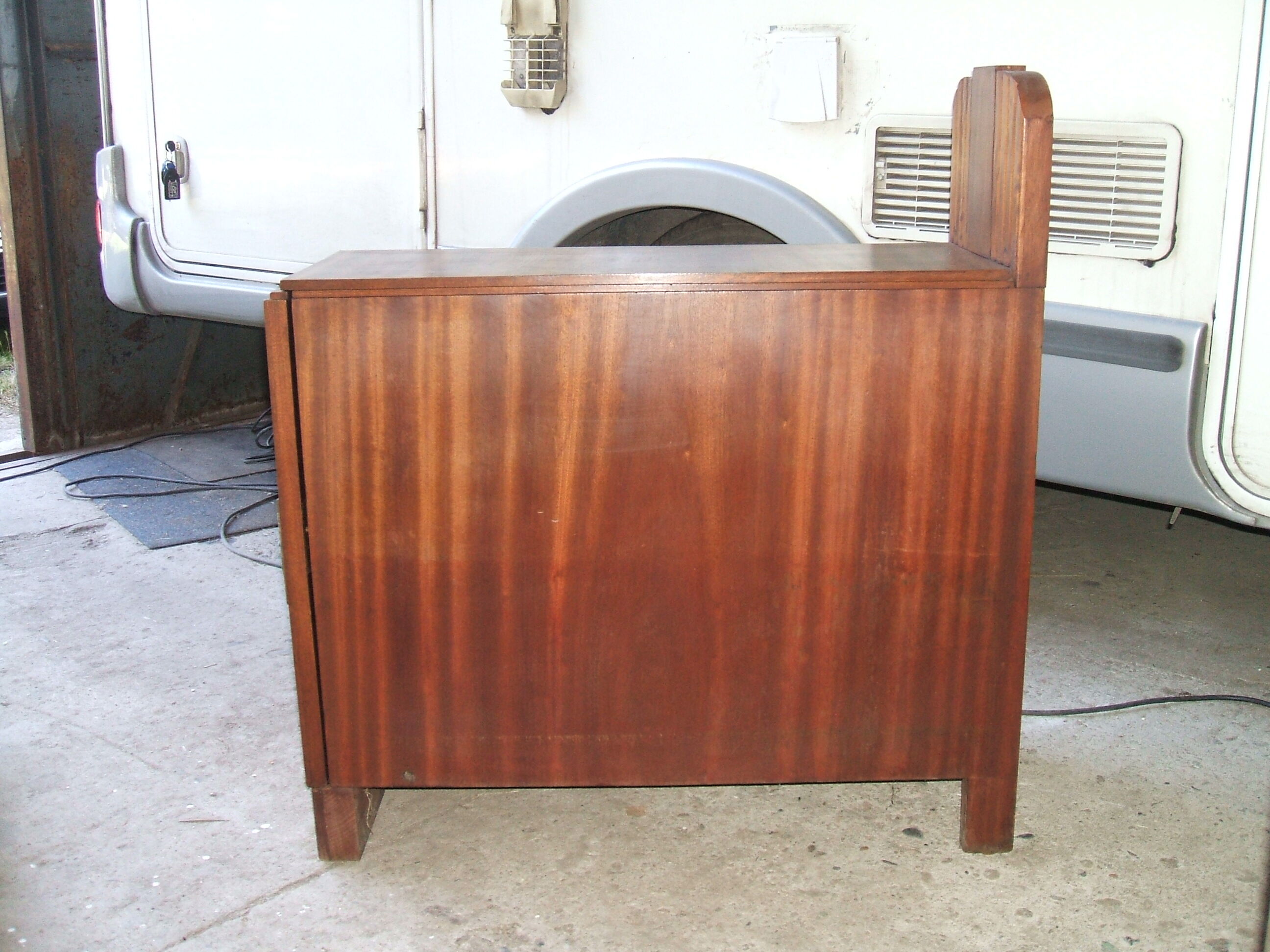 Art deco side tables pair