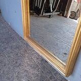 Gilded wood mirror from the 1960s - 100cm