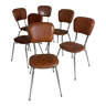 6 chaises skaï