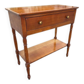 Cherry wood console mid-20th century