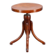 Restored adjustable bentwood piano stool, Czechoslovakia, 1930s — Art Deco Thonet