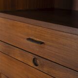 HIGHBOARD VINTAGE 1960S WOODEN SIDEBOARD DESIGN BY BAROVERO