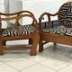 Pair of Art Deco armchairs by Hungarian designer Lajos Kosma, 1930s