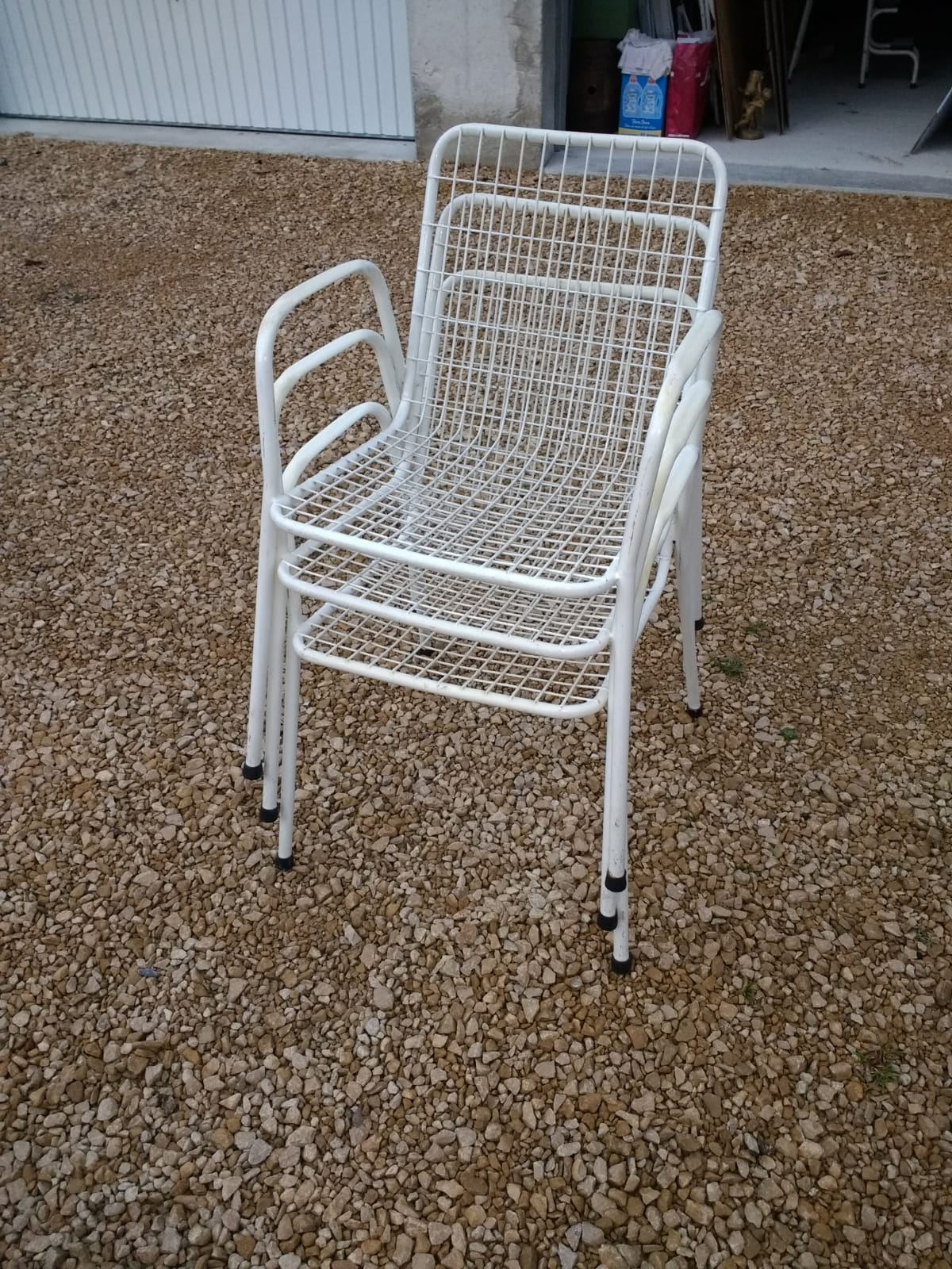 Set of 3 armchairs EMU RIO - 1960