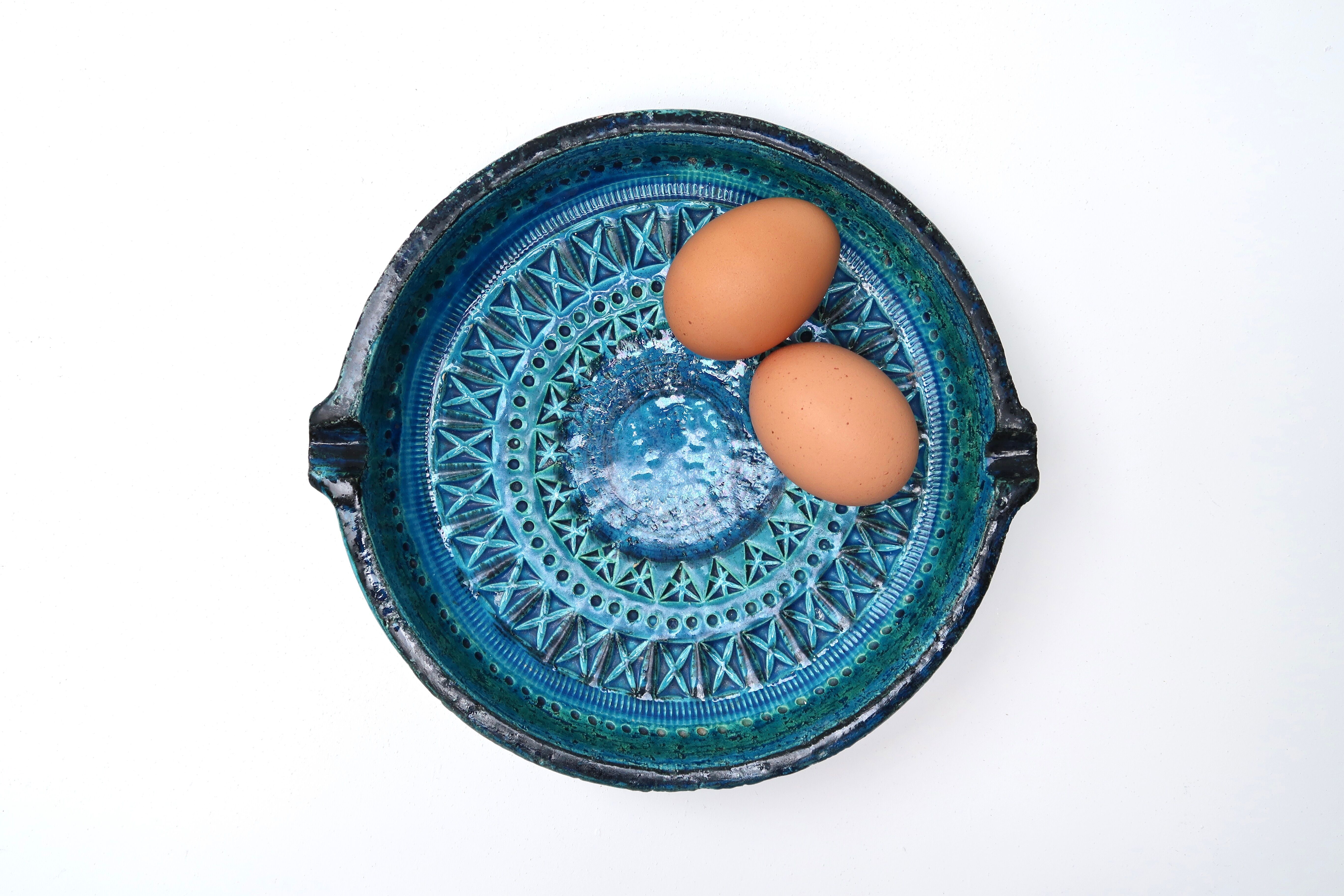 Bitossi round ashtray by Aldo Londi in ceramic, 60s