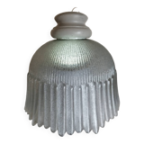 Vintage frosted glass chandelier