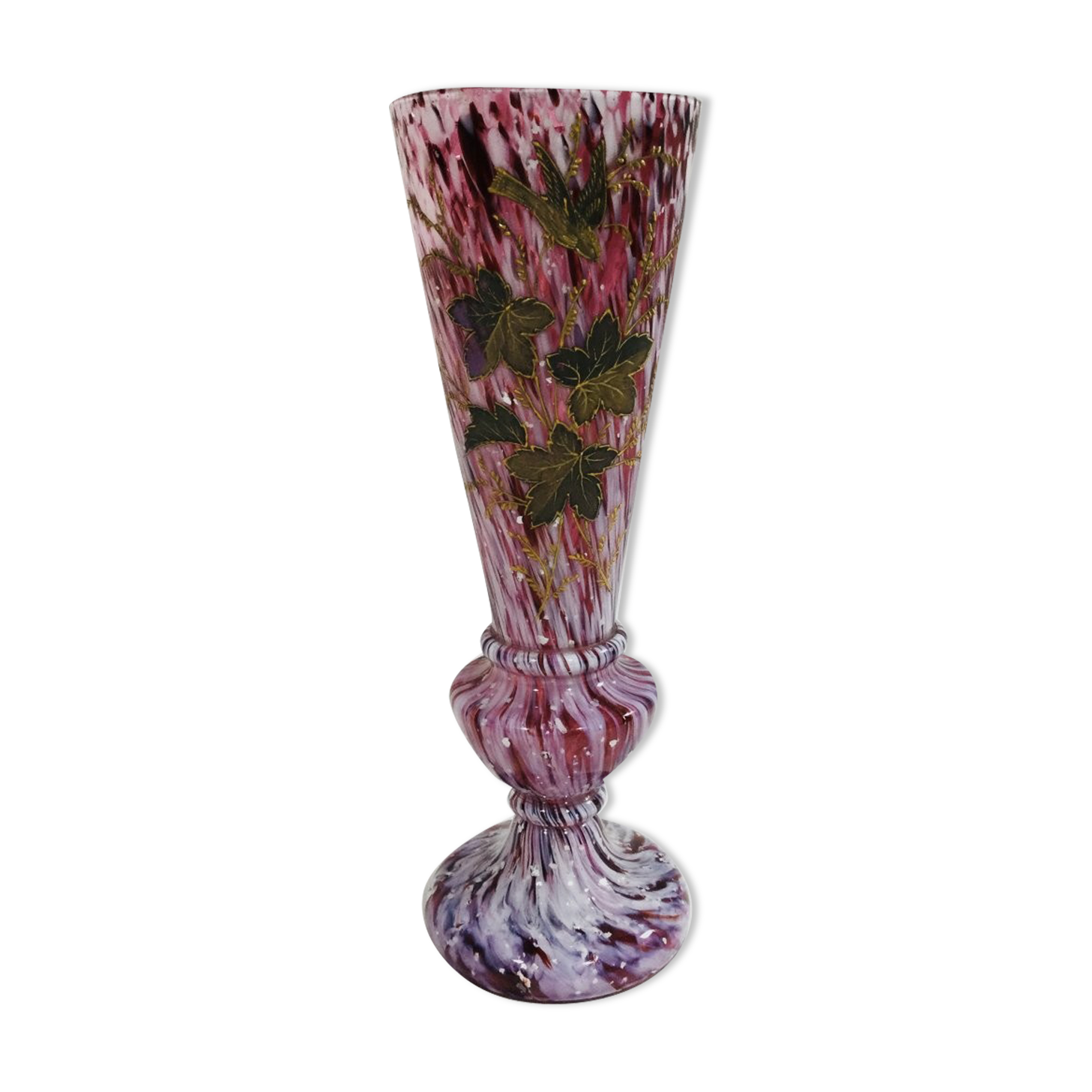 Vase en cristal de Clichy