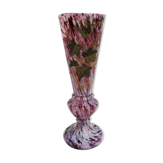 Clichy crystal vase