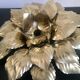 Ceiling lamp flower / golden leaves