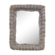 Miroir en rotin