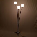 Golden brass tripod lamppost