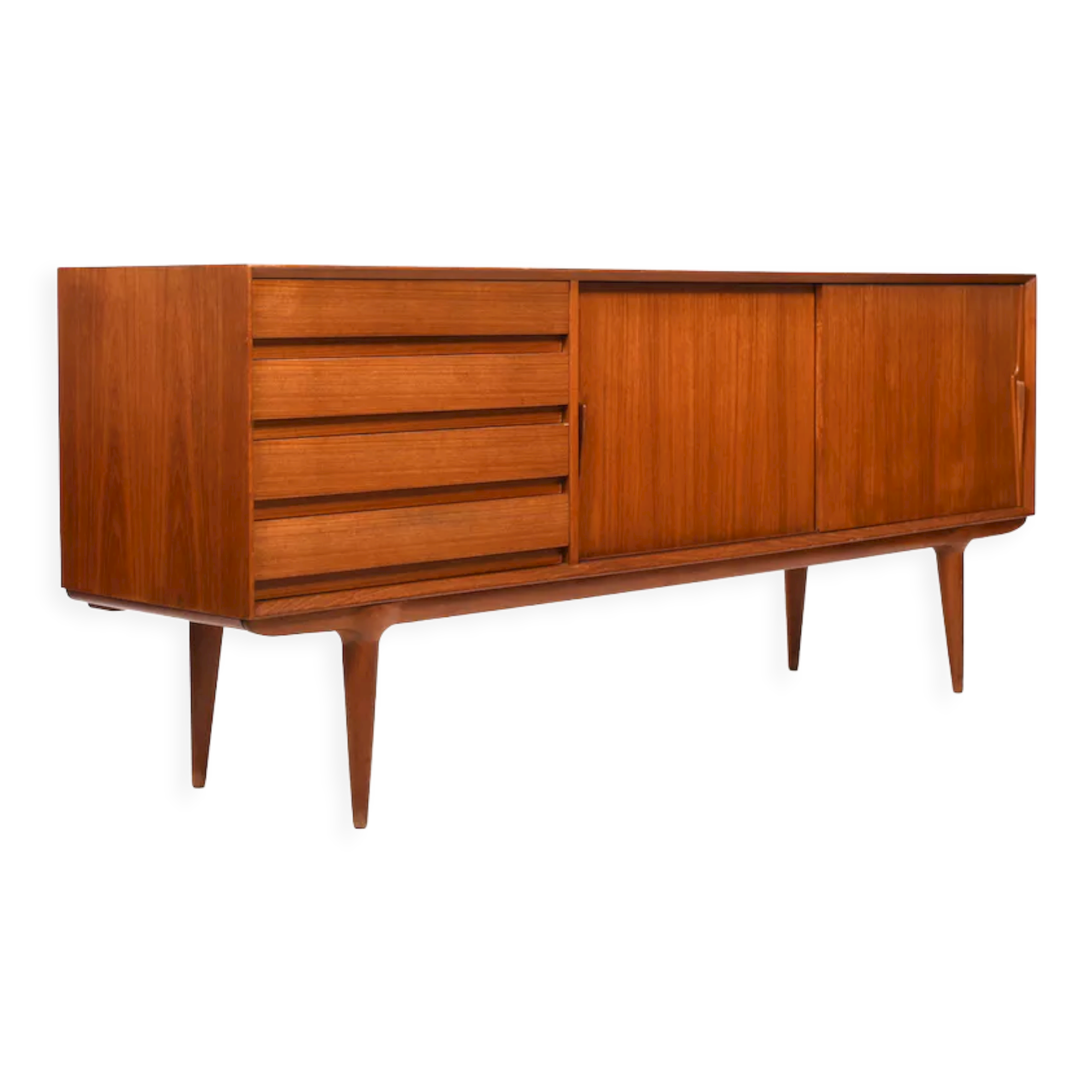Danish Modern Teak Sideboard by Omann Jun