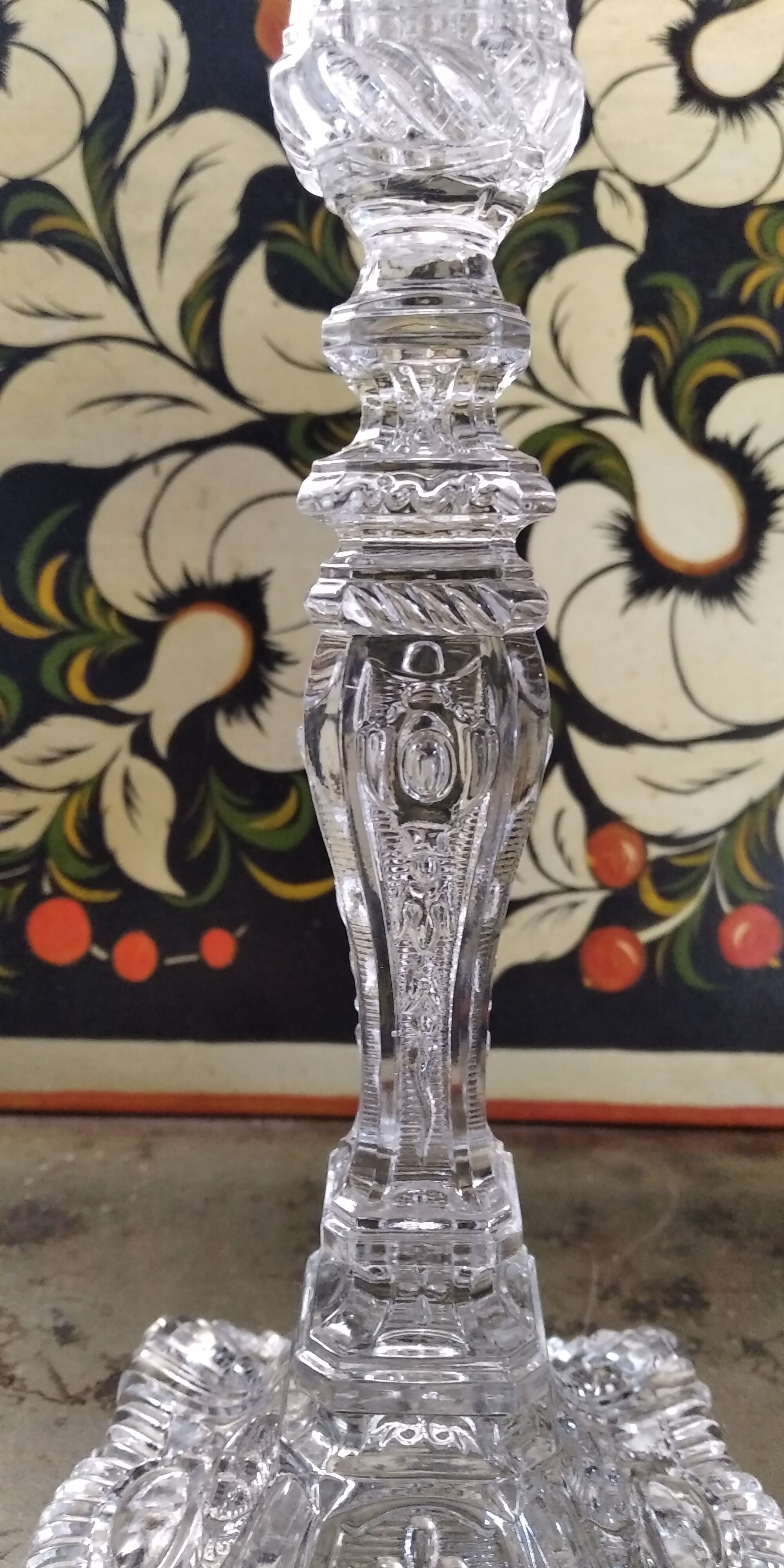 Portieux glass candle holders