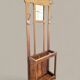 Art Deco entrance hall wardrobe - 1930s - Wood and metal