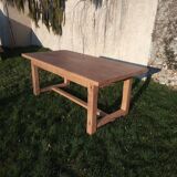 Solid oak farmhouse table