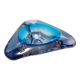 Large Triangular Blue Murano Glass Trinket Bowl - Ashtray, Italy 1970s