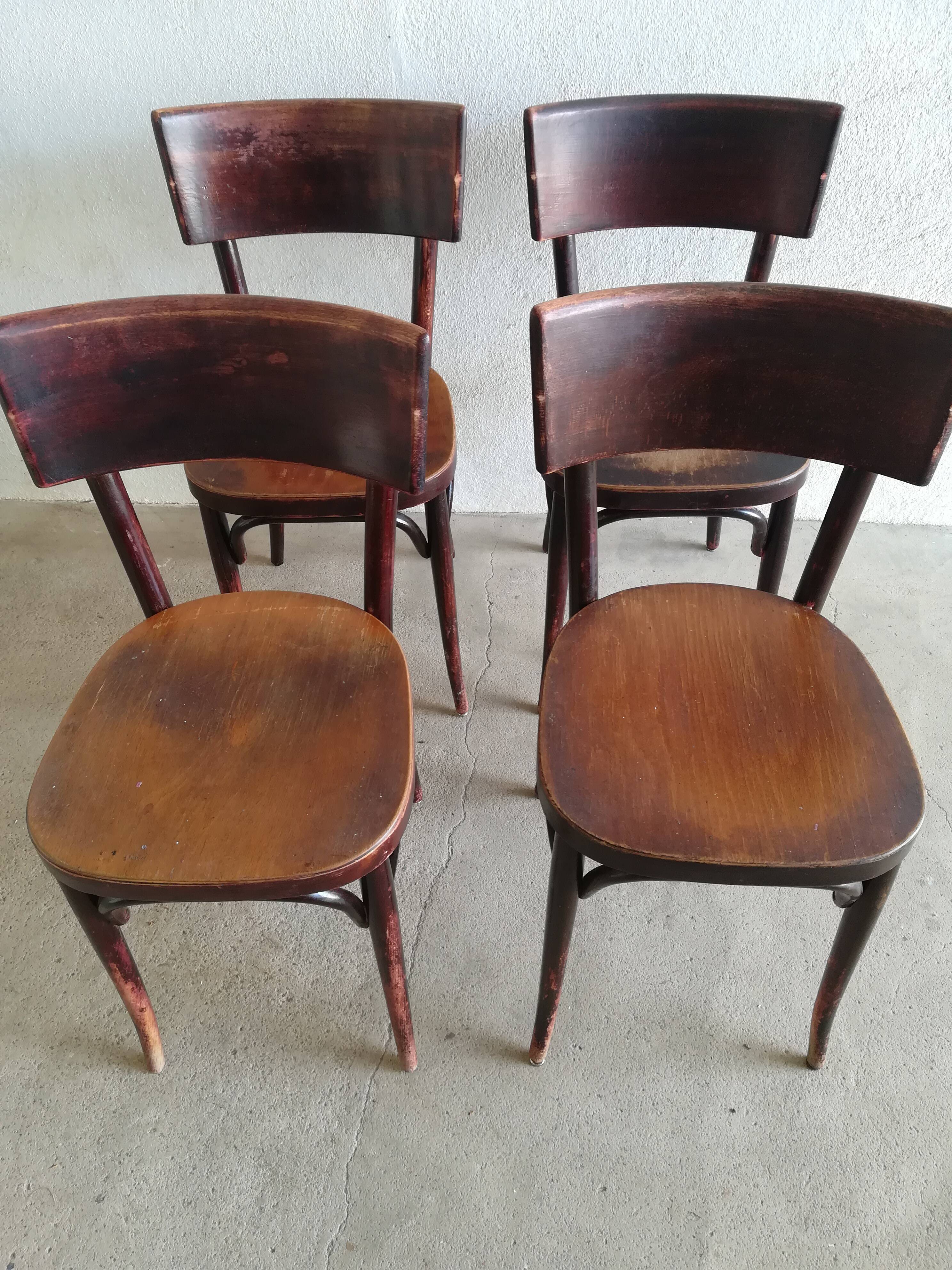 4 Baumann bistro chairs