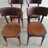 4 chaises bistrot Baumann