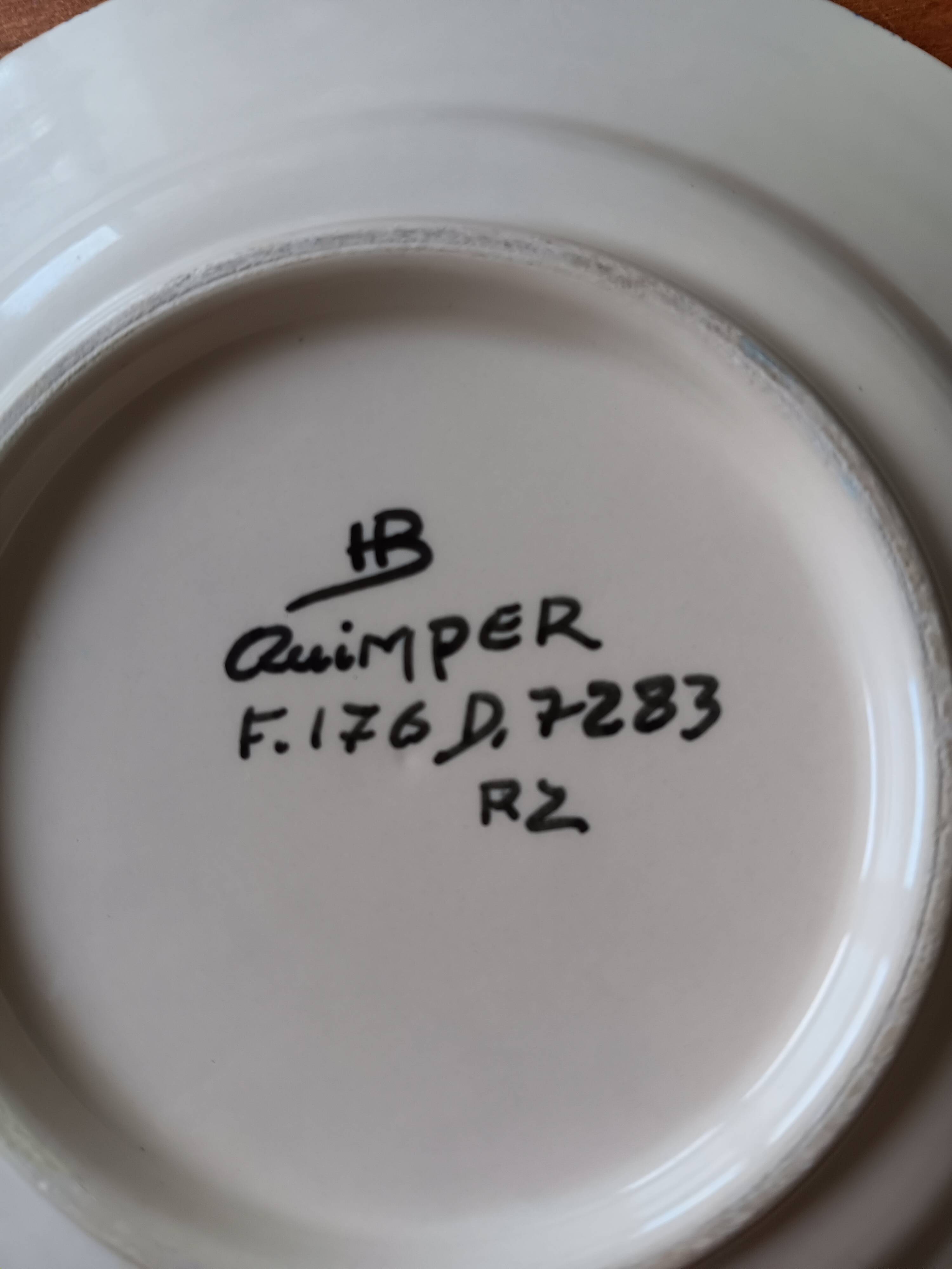 Petite assiette HB Quimper