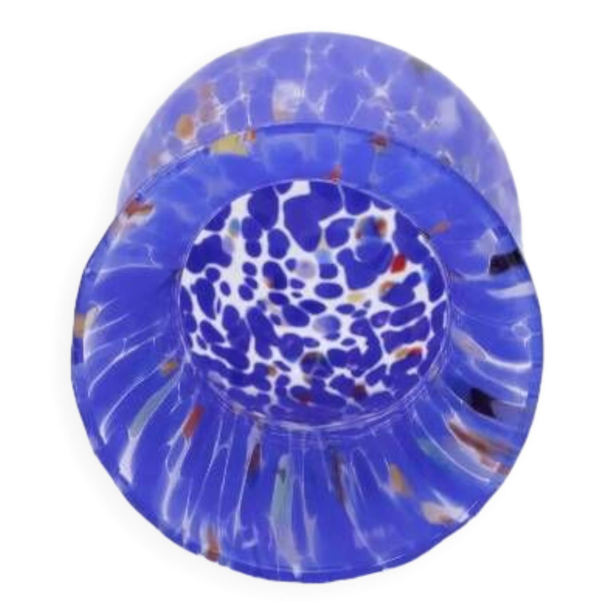 Handmade Blue Murano Glass Vase