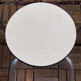 Vintage stackable stools Formica beige 1960