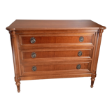 Chest of drawers 3 drawers Louis XVI style