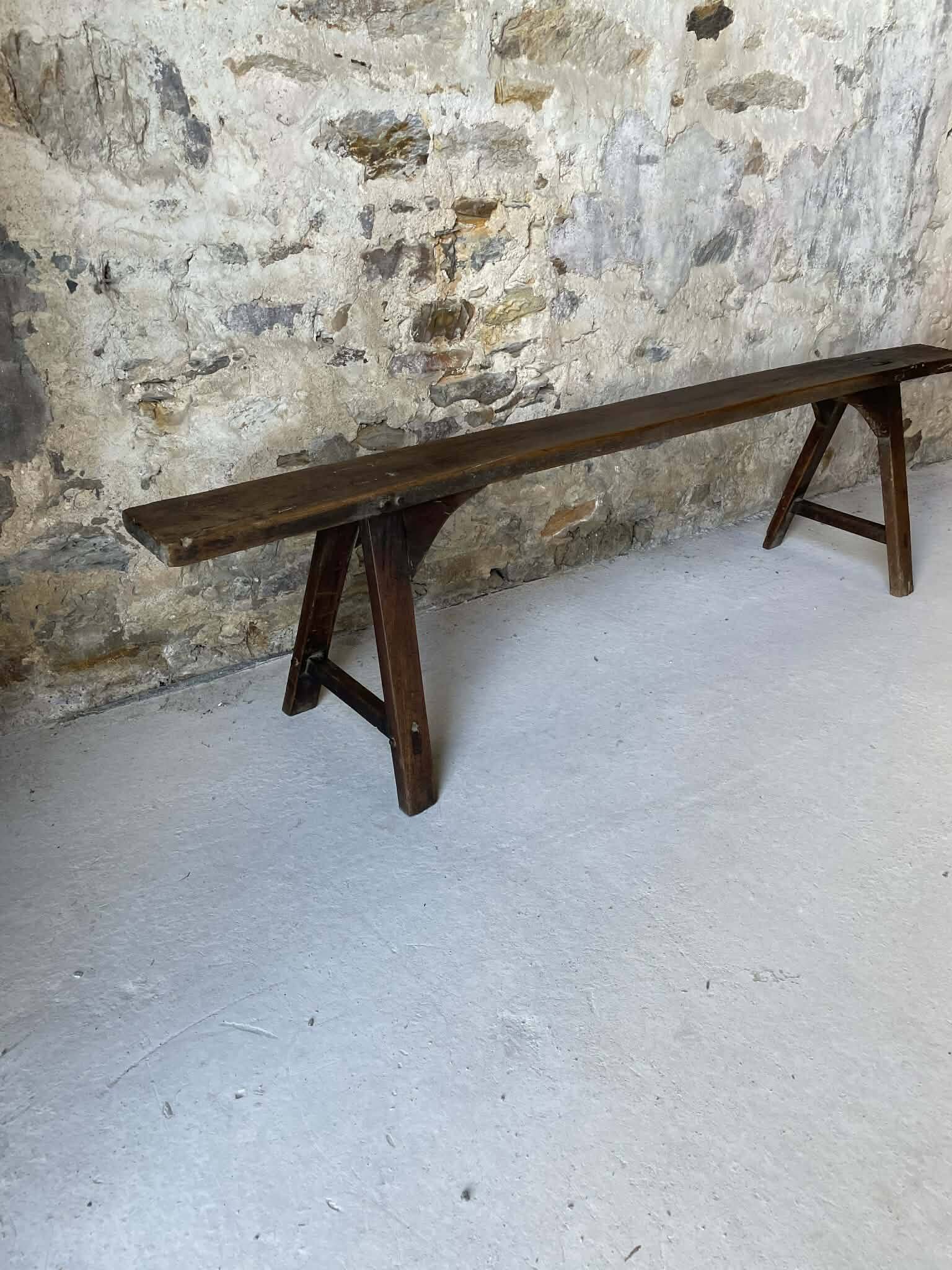 Old wooden bench – 185 cm long