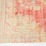 5x8 Pale Red & Cream Vintage Area Rug, 153x256Cm