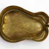 Brass pear ashtray