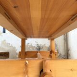 Farmhouse table, mountain furniture from the 50s
