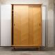Scandinavian wardrobe 2 sliding doors 1960