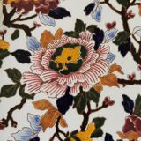 Peony dish earthenware from Gien