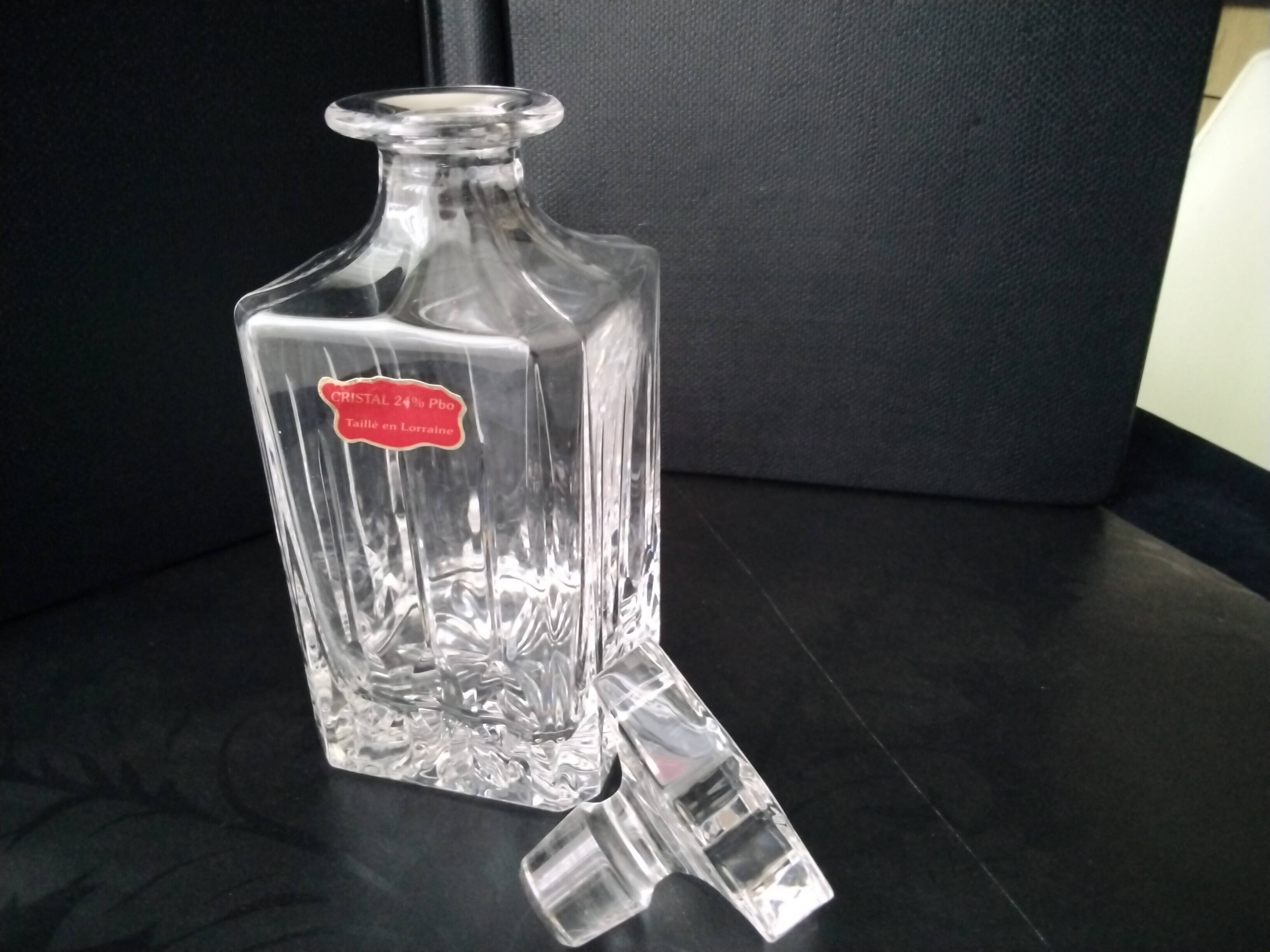 Lorraine Crystal Whisky Decanter