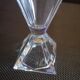 Pair of flutes/champagne glass in Art Deco crystal - 1920s/1930s