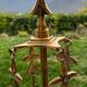 Old brass fireplace set