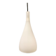 French hanging lamp in milky white glass, model Gin Fizz, produced by SCE.